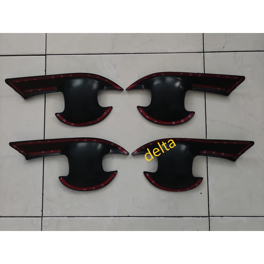 Cover Handle/Handle cover Avanza/Xenia 2022 Hitam Doff 4pcs