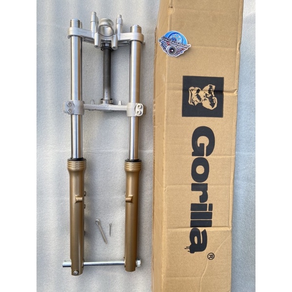 Shock skok Depan Ninja R RR Gorilla fullset pnp CB Shockbreaker honda GL MP Tiger megapro import gor