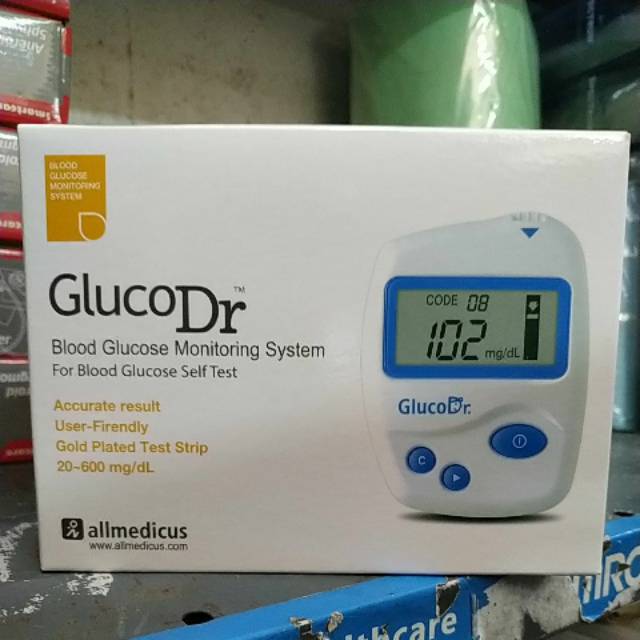 ALAT Gluco Dr Biosensor Tes Gula Darah code 8 TANPA STRIP / GLUCO DR Biosensor AGM-2100 ALAT