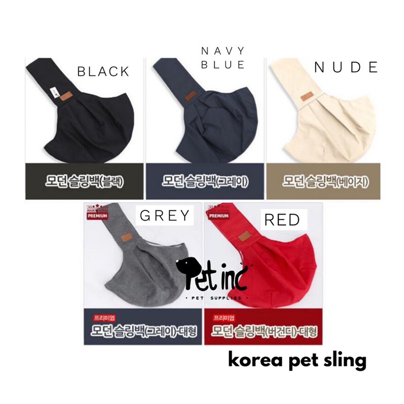 Korea pet sling