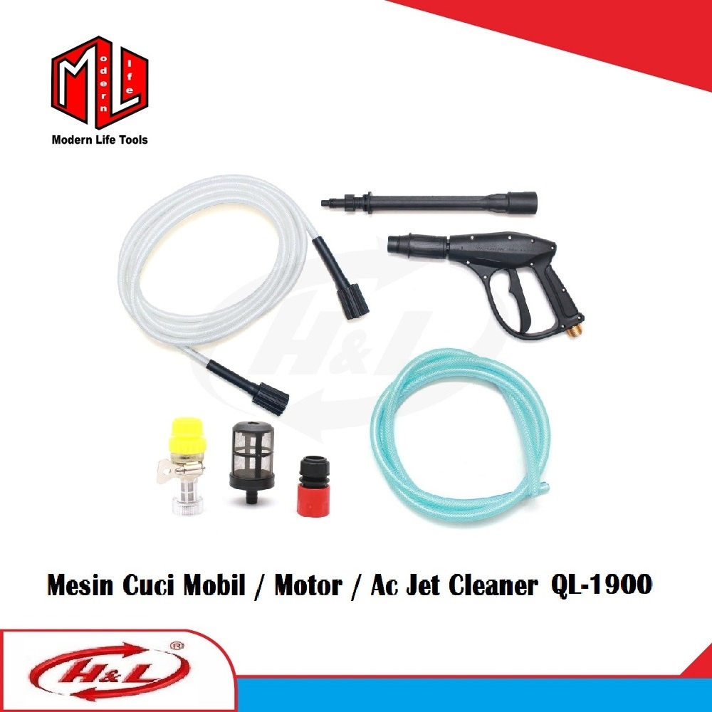 Mesin Steam Jet Cleaner High Pressure QL-1900 / Mesin Cuci Mobil Motor Washer H&amp;L QL1900