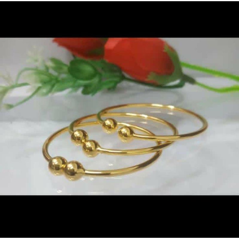 Fourfashion Gelang Bangle Angsa Motif Bulat PAI011