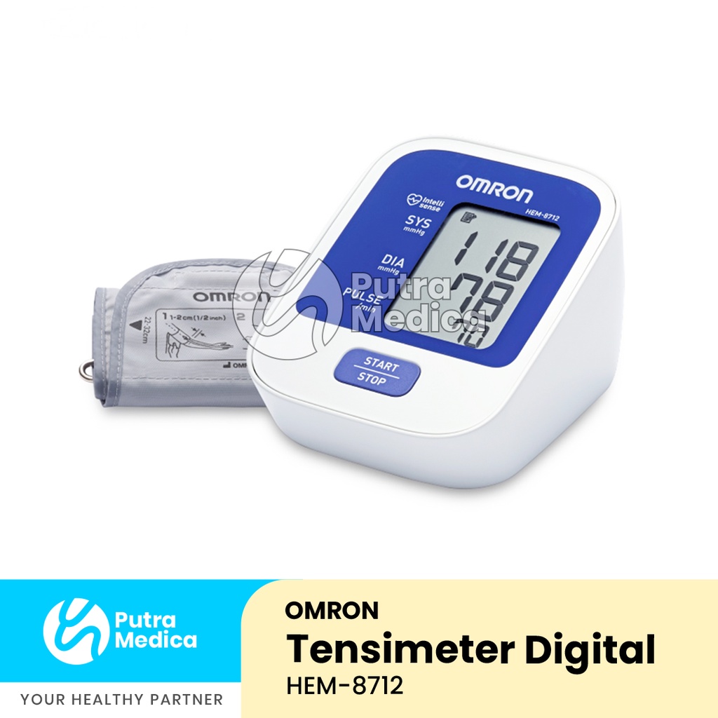 Omron Tensimeter Digital HEM 8712 / Tensi Elektrik / Alat Ukur Tekanan Darah