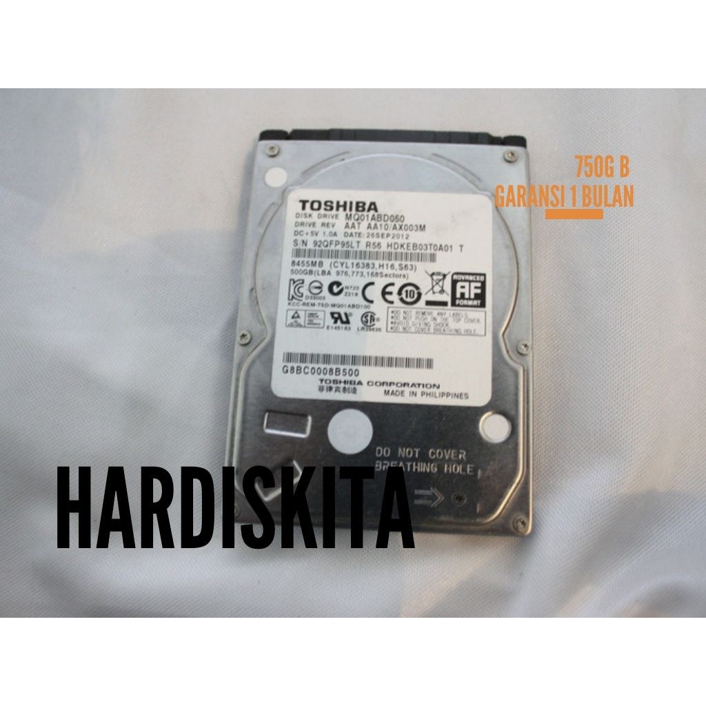 Hardisk 500GB & 1 Tera Byte - internal eksternal SEHAT 100%
