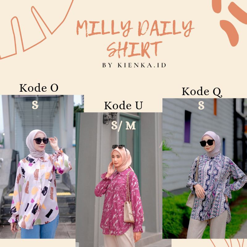 New Milly Daily Shirt Kienka Kienka.id