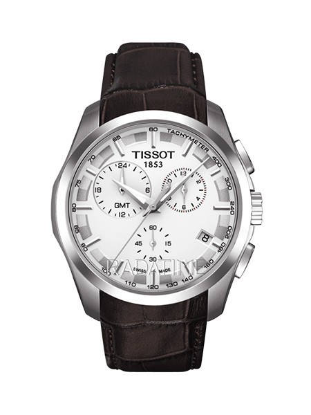 Jam Tangan Pria Sport Original Tissot T-Classic Couturier Gmt T035-439-16-031-00 Garansi Resmi