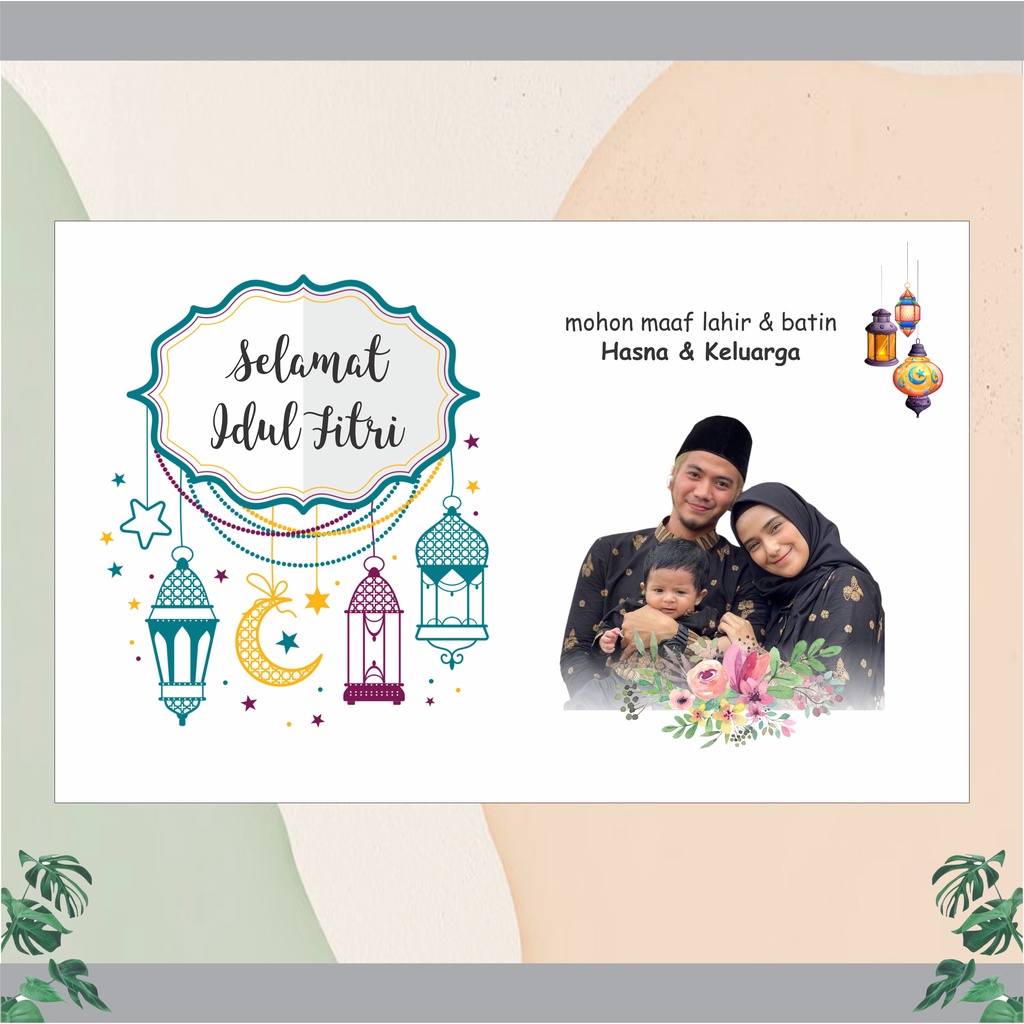 Amplop Lebaran Custom foto dan nama