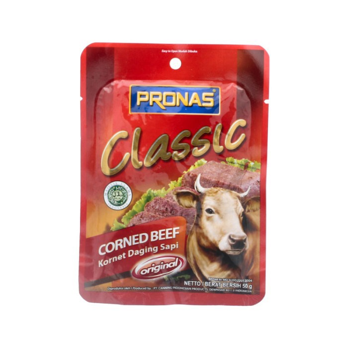 

Pronas Classic Kornet Daging Sapi Original 50 gr