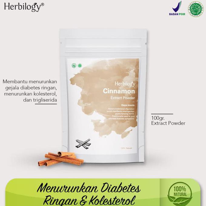 

(BISA BAYAR DITEMPAT) Herbilogy Cinnamon Extract Powder (TERJAMIN) BERMUTU (TERPERCAYA)