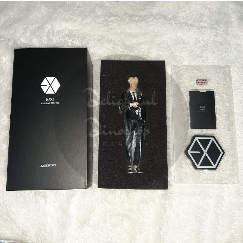 (READY STOCK) EXO FIGURE GS25 BAEKHYUN FULLSET SEASON GREETING 2021 SEALED