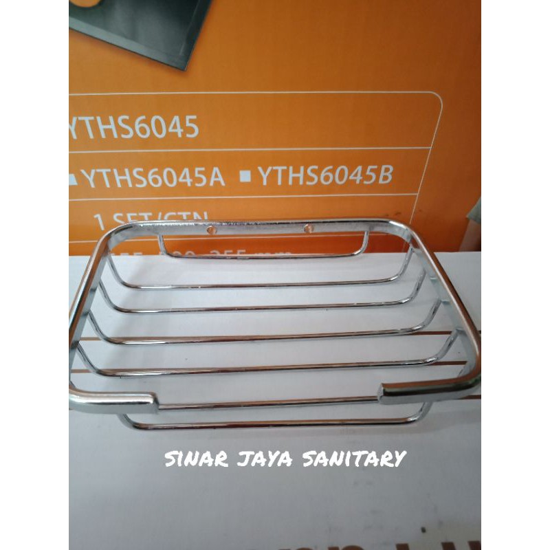 Tempat sabun stainless sus 304 / rak sabun batang