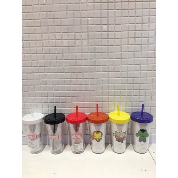 Miniso-Botol Minum 420ml series Marvel