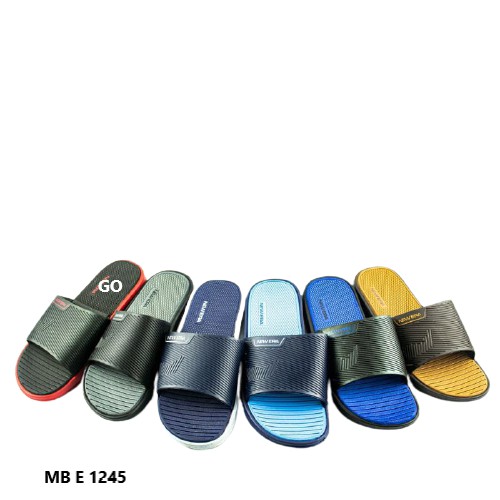 gof Sandal  New Era MB E 1245 Selop Pria Karet Ringan Bahan Pylon Jumbo seri size 40 41 42 43 44