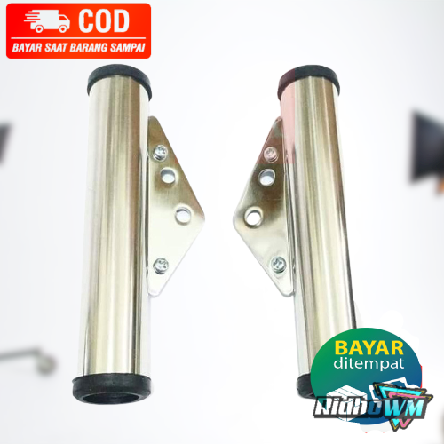 Bracket Brecket Dudukan Pangkon Lampu Pesek CB GL MEGAPRO TIGER Revo Model tabung Seal Full Stenlis