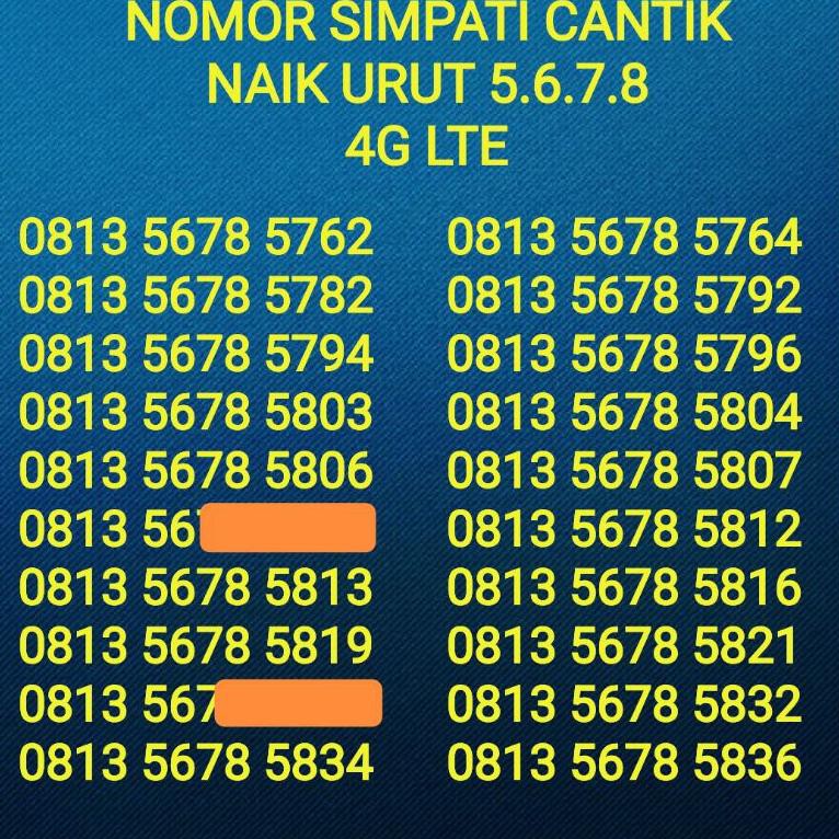 Lagi Tren.. Simpati cantik special mantab buat no WA 08Y