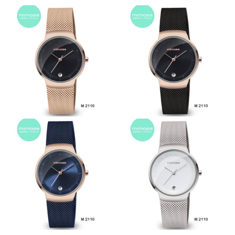 Jam Tangan Mimosa 2110 Original TAHAN AIR