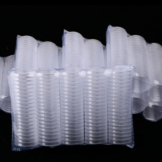 

Pelindung Koin Kapsul Coin Bening Bulat 40 Mm Transparan