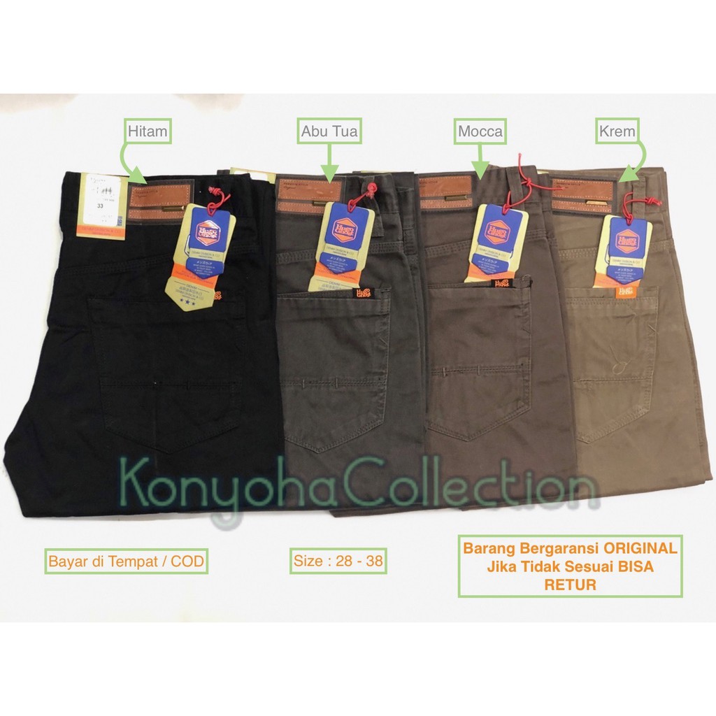 CELANA PANJANG PRIA CANVAS CHINOS HUGO GHOST ORIGINAL