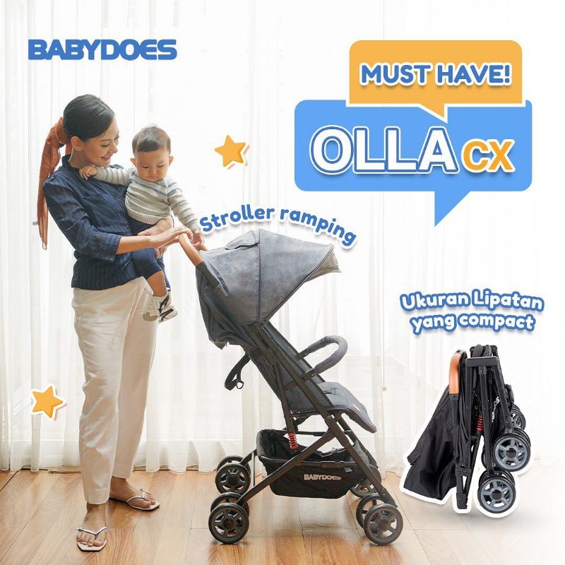 Stroller Cabin Size Babydoes Olla Cx Free Bag