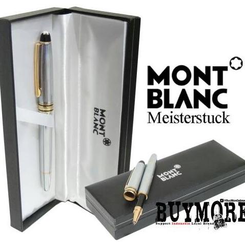 

Ballpoint Pulpen Pen Montblanc Meisterstuck Silver