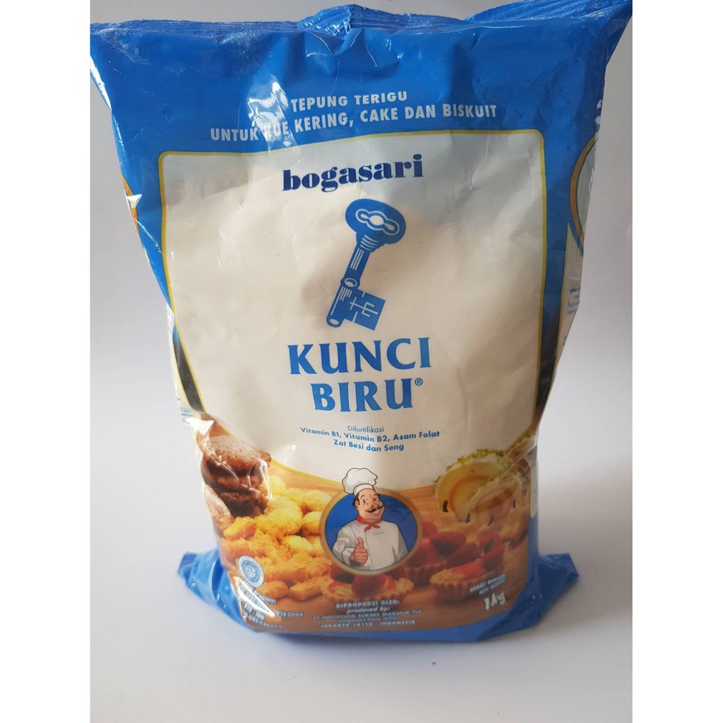 

Tepung Terigu Kunci Biru 1 Kg Terigu Untuk Kue Kering Cake dan Biskuit