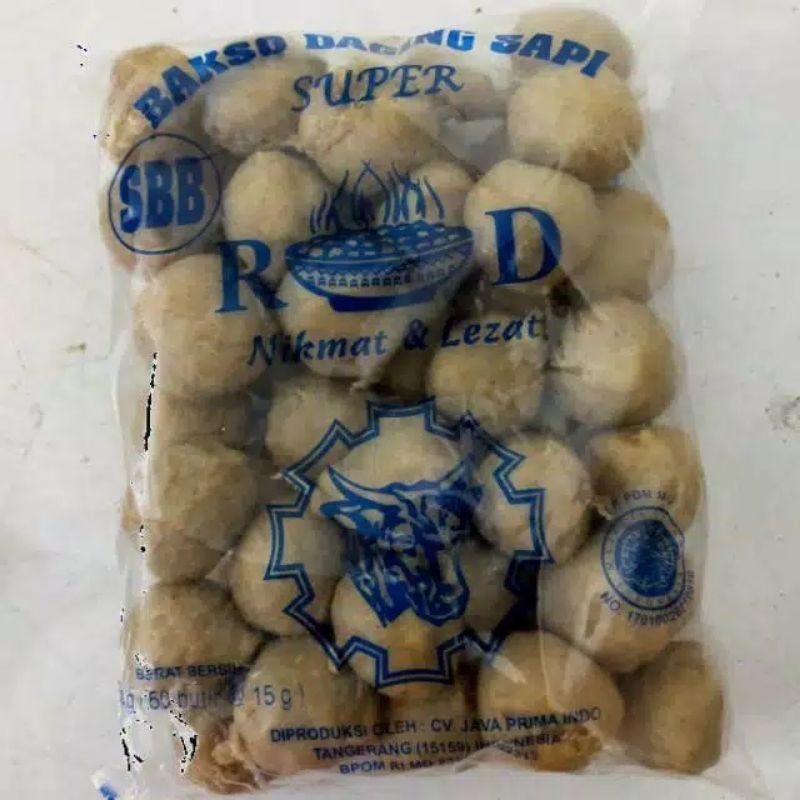 

Bakso Daging Sapi CKS 50 Pcs RD / Bakso Sapi SBB 750 Gram/baso sapi SB/baso SB