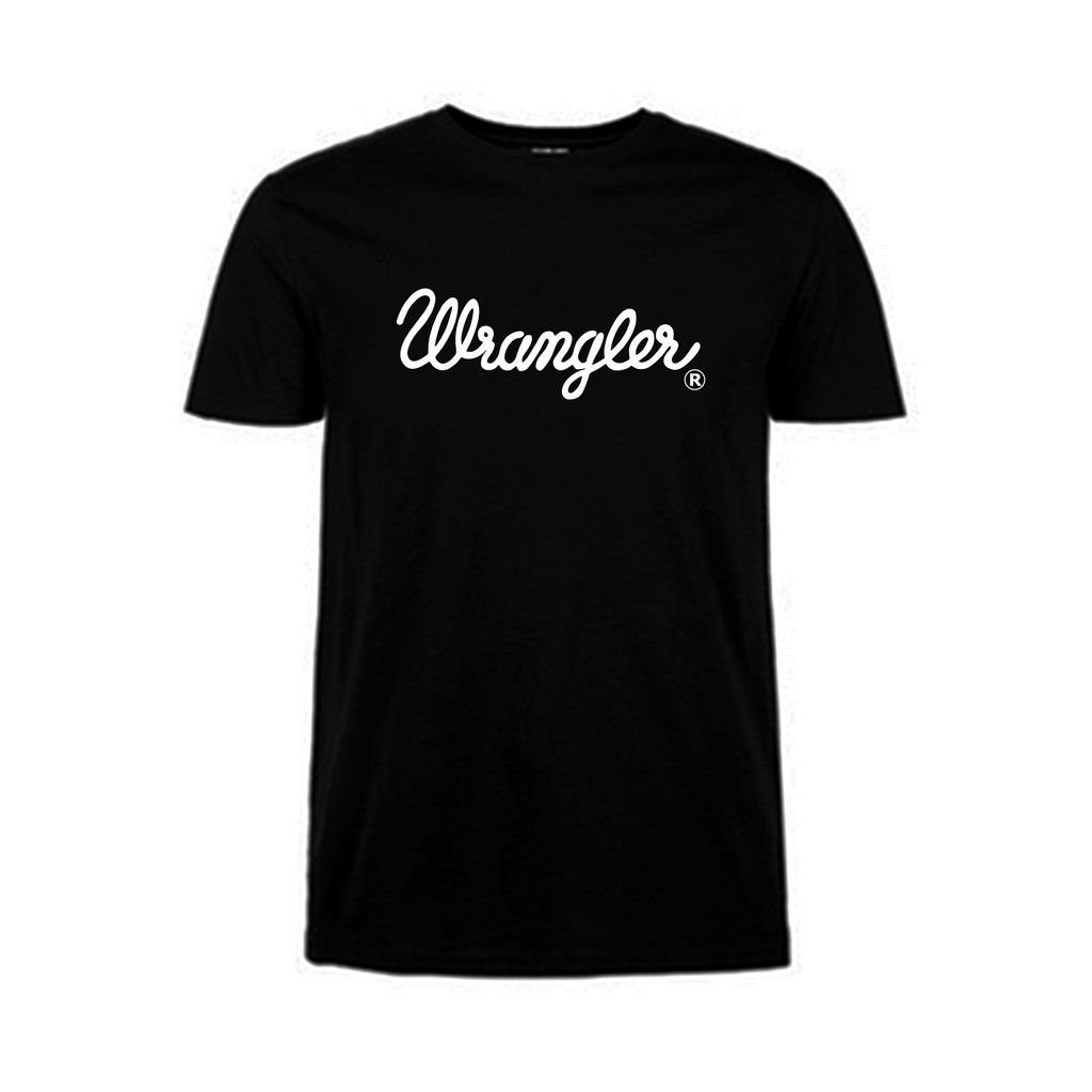 Kaos Wrangler | Kaos Pria | Hitam | KWPH - 001