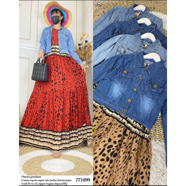 GAMIS ONE SET // gamis remaja // gamis terbaru // dress Muslim // dress Korea // dress wanita // baj