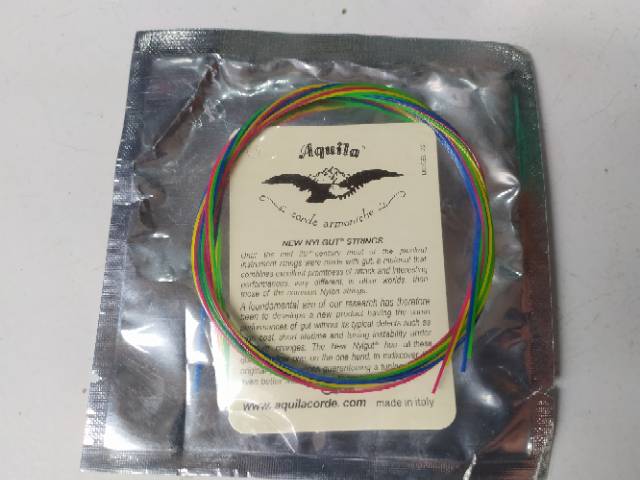 Senar Gitar Ukulele Aquila Nylon warna kualitas import