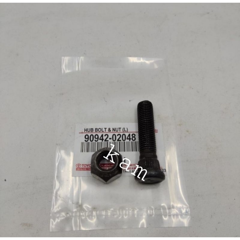 baut roda dan mur panjang  kijang kapsul 7k