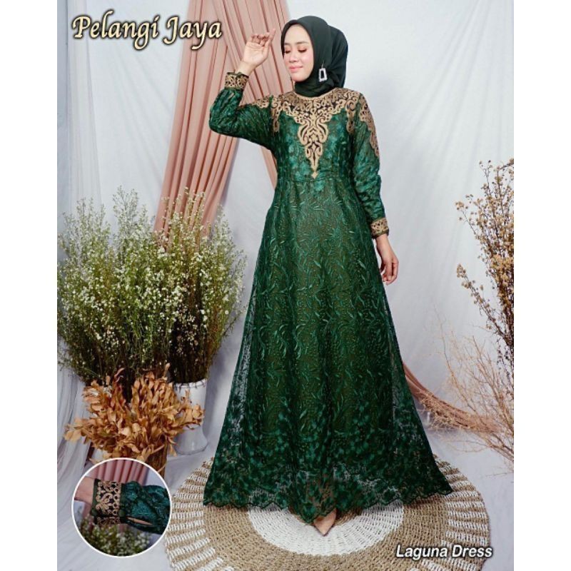 NEW BAJU PESTA /GAMIS LAGUNA/FASHION MUSLIM/BY PELANGI JAYA