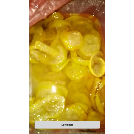 

manisan jeruk lemon / pereda batuk dan sakit tenggorokan