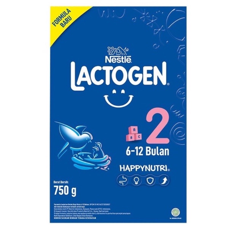 Nestlé lactogen 1 m(0-6) dan 2 (6-12) 1kg dan 750 PROMO