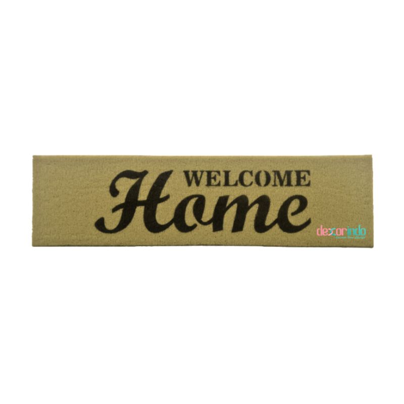 DEXORINDO - KESET WELCOME HOME PRINT - keset welcome | karpet-KREM