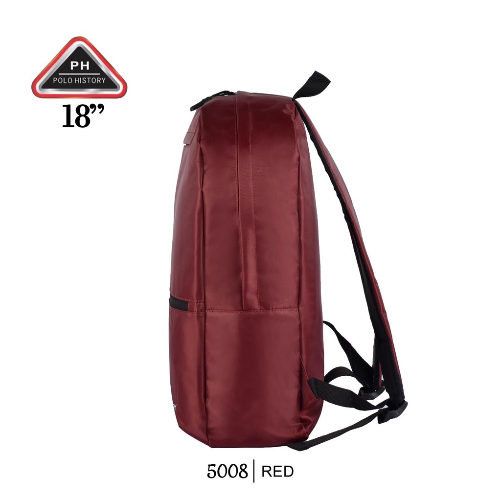 { FF } TAS RANSEL SEKOLAH POLO HISTORY 5008 ' 18 / UNISEX /  TAS FASHION / TAS LAPTOP  / WATERFROOF