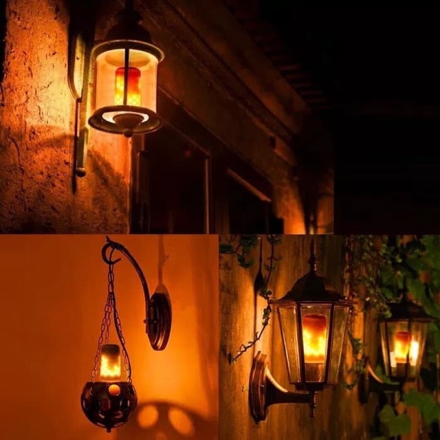 _Adudushop Lampu Api Lampu Obor Api Led Bohlam Api Lampu Api Led Lampu Taman E27 Lampu Tidur Lampu