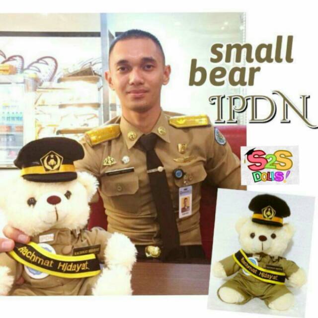 Boneka Beruang Profesi IPDN (PDU atau Dinas)