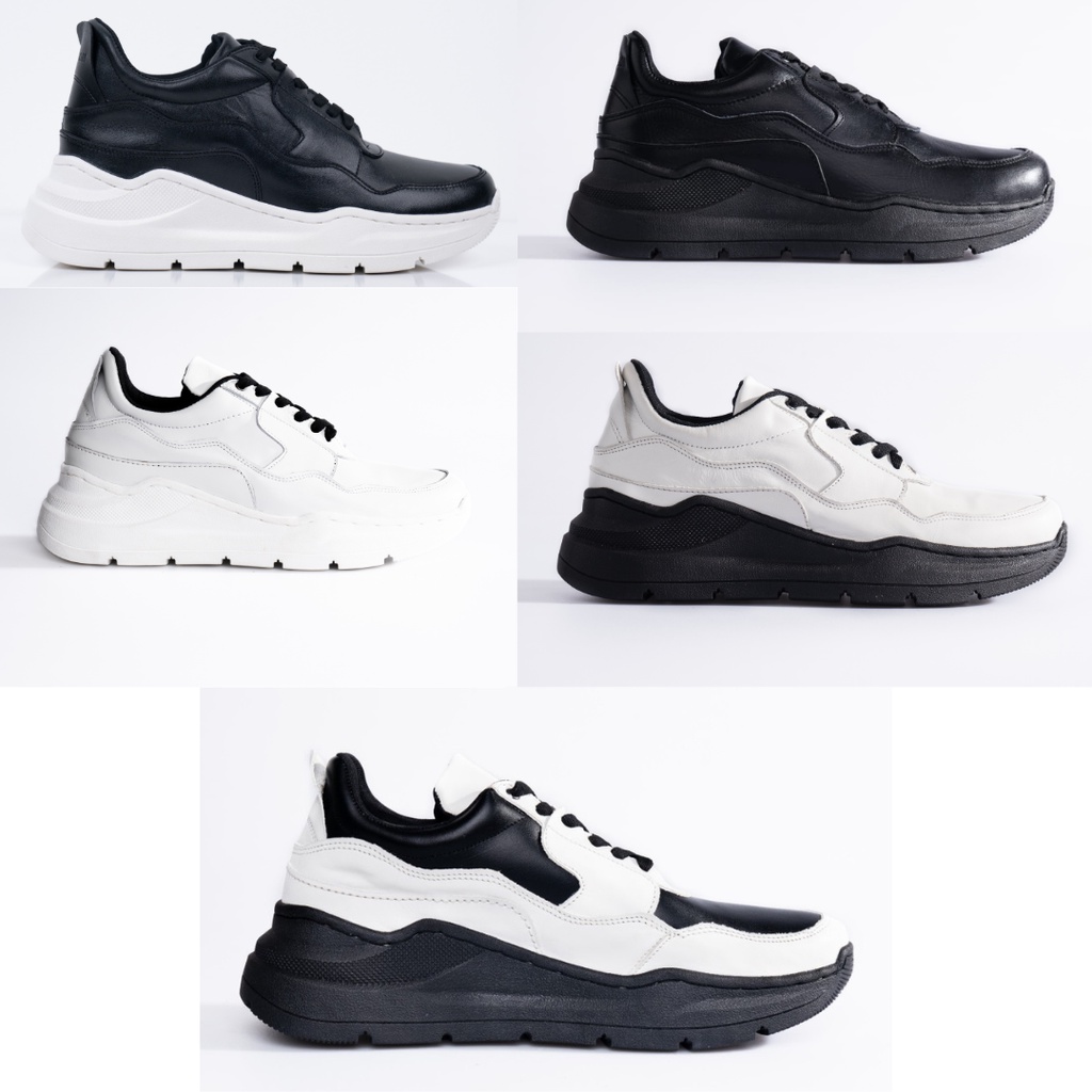 SEPATU SNEAKERS PRIA AREGON VYPER KULIT ASLI