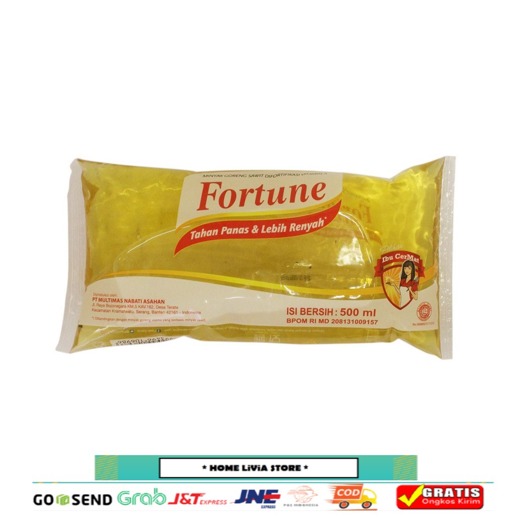 

Fortune Minyak Goreng Pillow Pack 250 ml