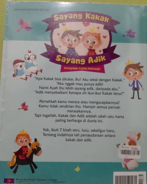 Buku Biligual Sayang Adik Sayang Kakak Shopee Indonesia