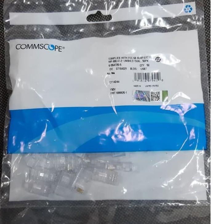 AMP Commscope RJ 45 Konektor RJ45 Pack 50pcs