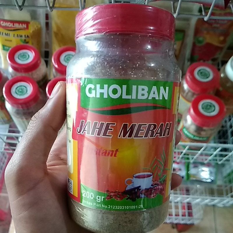 

Jahe Merah Bubuk Instan Gholiban 200 gr gram