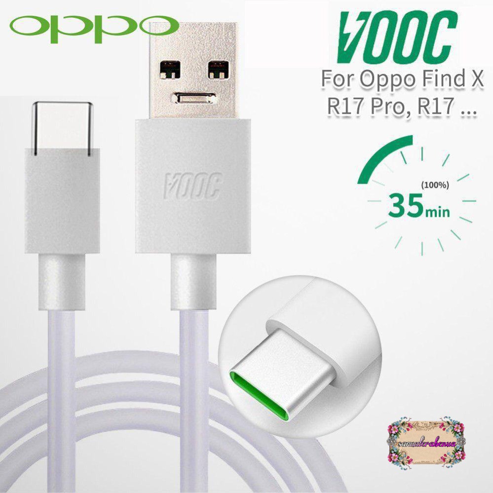 BM069 Kabel data OPPO VOOC Fast Charging original 100% TIPE C usb A5 a9 2020 a52 a33 a92 Reno2f/4 SB814