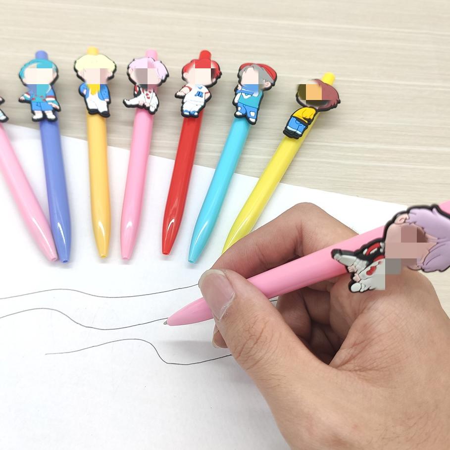 

1 LUSIN PULPEN MEKANIK MOTIF KARAKTER KPOP CARTOON LUCU IMUT / BOLPEN GEL KARAKTER PP99 ✓