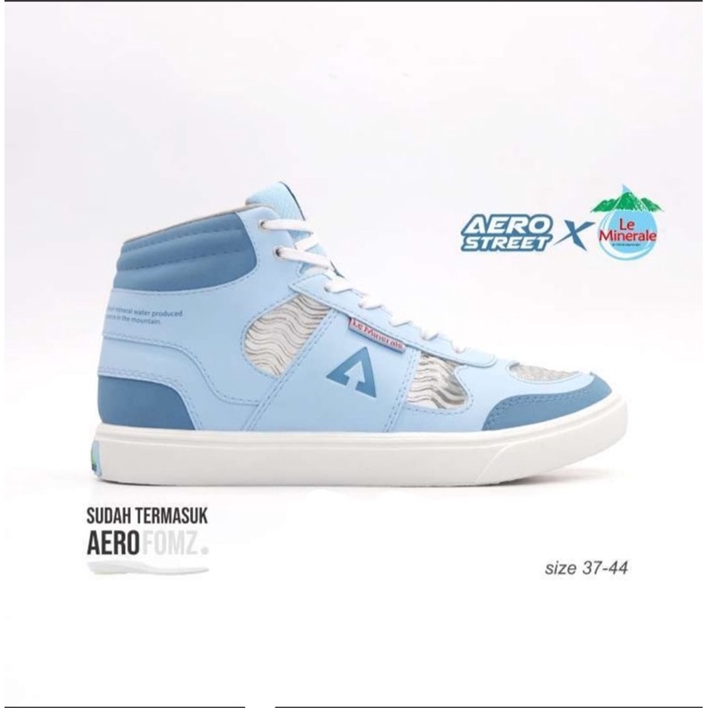 Aerostreet X Le Mineral Sepatu Sneakers Casual NEW