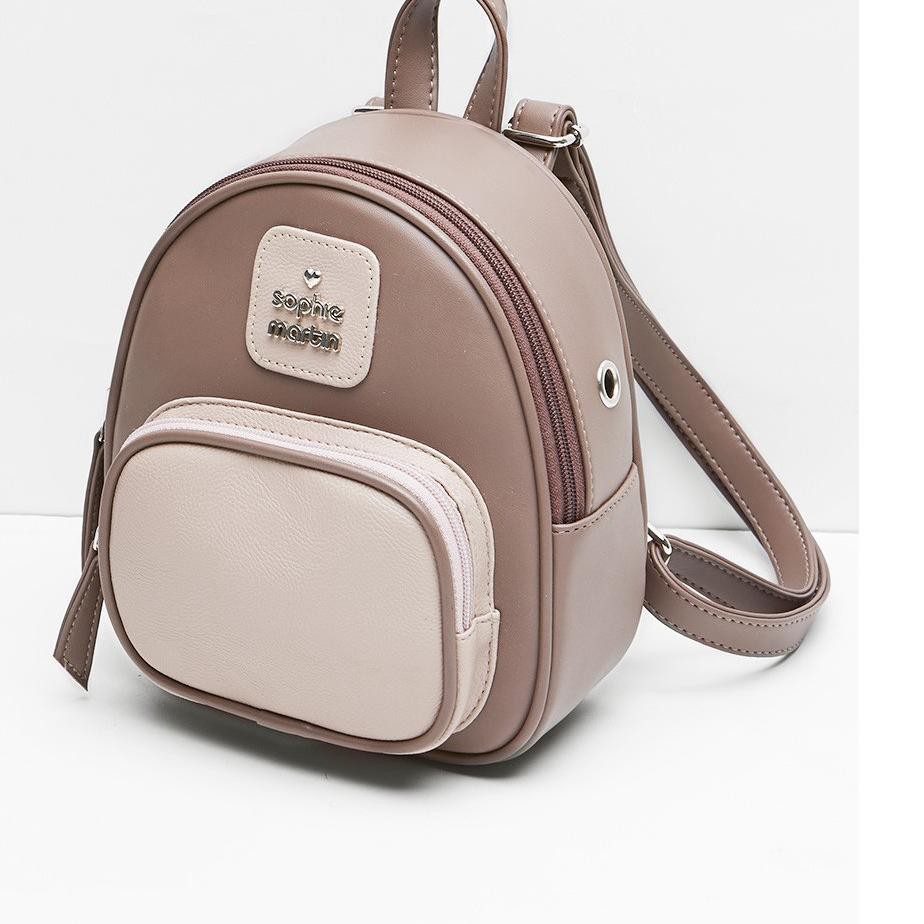 Keluaran Terbaru.. TAS RANSEL BACKPACK SOPHIE MARTIN SOERE T6298M6 REG2003 COKLAT KULIT DISKON MEMBE