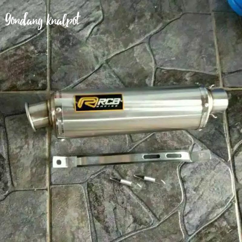 SILINCER KNALPOT RCB OVAL CINCIN INLET 50 mm