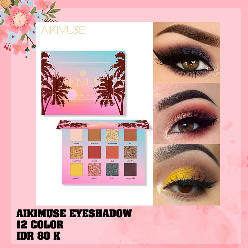AIKIMUSE EYESHADOW PALLETE 12 COLOR