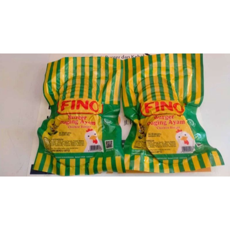 Fino Ayam Burger ( 10 Slice/Bks)