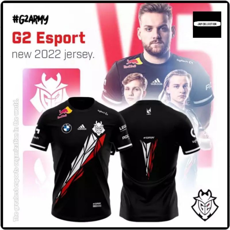 JERSEY G2 E SPORT 2022 GAME DOTA 2 WILDRIFT  LOL CSGO FREE NICK NAME